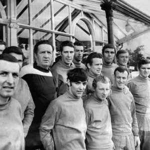 Celtic football team players pictured outside the Cairn Hotel in Harrogate 7th August