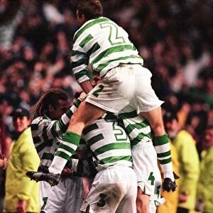 Celtic versus Rangers Scottish Football 2nd January 1998 premier league