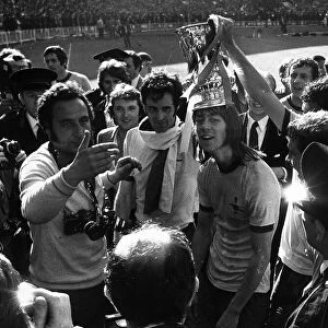 Charlie George winning goal scorer for Arsenal in 1971 FA Cup final with George