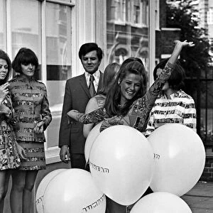 Charlotte Rampling opens the "Jump Ahead"boutique. 15th June 1967