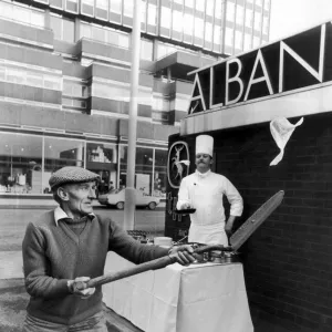 Chef Frank Boggie of the Albany Hotel, Glasgow, Scotland