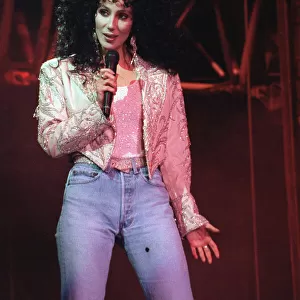 Cher performing on The Heart of Stone Tour, Wembley Arena