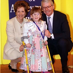 Children of Achievement Awards 1998 Caroline Sowerby with former prime minister