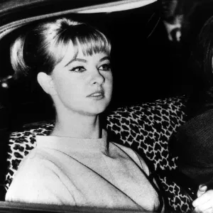 Christine Keeler and Mandy Rice Davis - May 1987 seen here at the premiere of