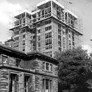 The Church Army Home at Elswick Dene is now dwarfed by the new high rise flats in