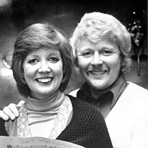 Cilla Black and her husband Bobby. She was appearing in a "Birthday Show"