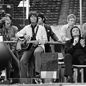 Cliff Richard, Johnny Cash and Billy Graham at the Spree 73