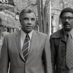 Clive Walcott and Clive Lloyd May 1976 West Indies Cricket Players Pictured together