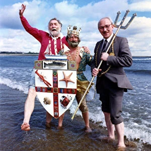 Conservationist David Bellamy (left) and Mayor of South Tyneside Councillor Bill Pargeter