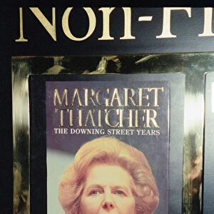 A copy of Margaret Thatchers memoir "The Downing Street years"