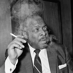 Count Basie, American Band leader, at the Royal Festival Hall where Princess Margaret