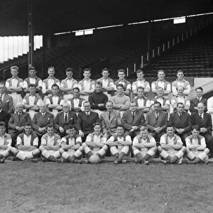 Coventry City team photo at Highfield Road circa 1952