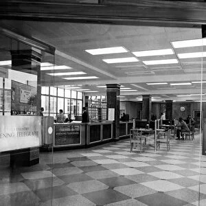 The Coventry Evening Telegraph front office in Corporation Street, Coventry. circa