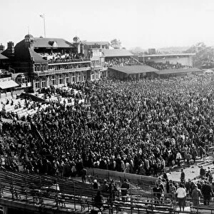 Crowds invade the pitch at The Oval, Kennington after The West Indies beat England