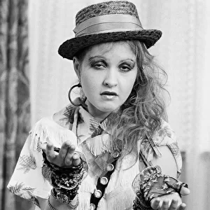 Cyndi Lauper (30) american singer songwriter pictured May 1984