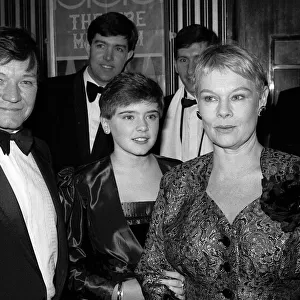 DAME JUDI DENCH ARCHIVE - JUDI DENCH PICTURED WITH HER HUSBAND