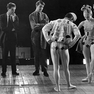 Dame Ninette de Valois and Kenneth MacMillan rehearsing Agon, The Royal Ballet