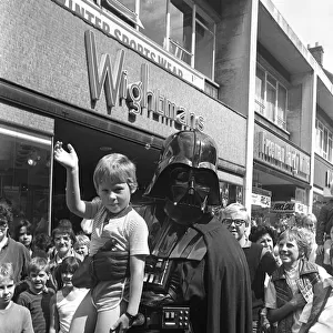 Darth Vader paid a visit to Hinckley in August 1983. The character from Star Wars was at