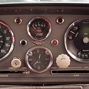 Dashboard Hillman car dials gauges October 1997 Dashboard dials