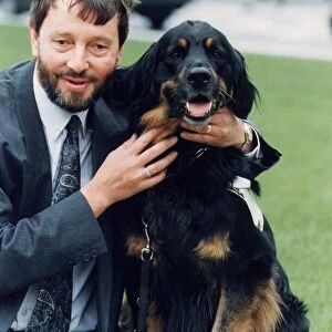 David Blunkett with new guide dog - 26th May 1994