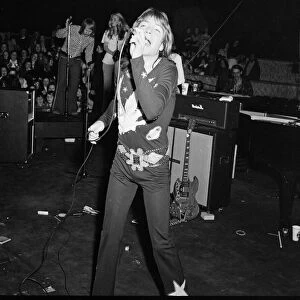 David Cassidy, singer and actor, pictured during his concert at Belle Vue, Manchester