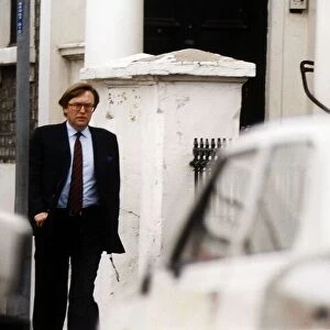 David Mellor Conservative MP leaves his home at Finsborough Road
