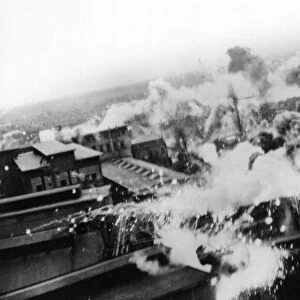 Daylight attack on Phillips works in Eindhoven, Netherlands. December 12, 1942
