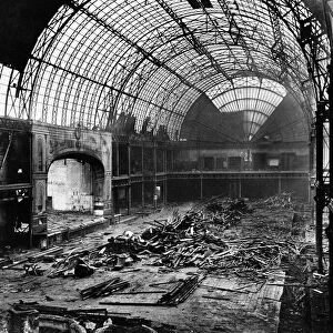 Demolition of The Royal Aquarium and Winter Garden in Westminster