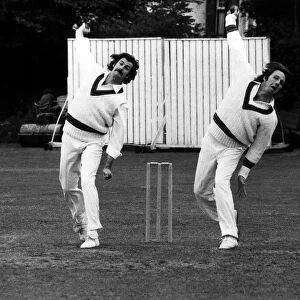 Dennis Lillee (left) and Jeff Thomson June 1975 Australian bowlers Pictured during