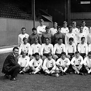 Derby County playing staff for 1969-1970 season. Back row, left to right, A Hinton