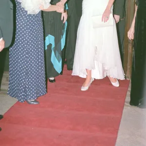 Diana Princess of Wales attends a charity ballet gala performance at The Municipal