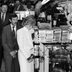 Diana, Princess of Wales tours the "Best of Britain"