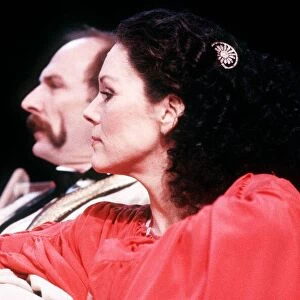 Diana Rigg and Paxton Whitehead at the theatre royal in Haymarket