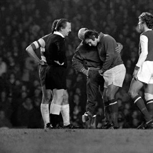 Division One Football Arsenal v Queen Park Rangers. 1975 / 76 Season
