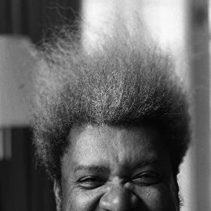 Don King American boxing promoter in London July 1986