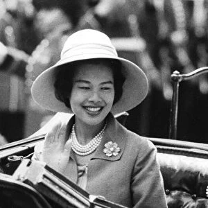The Duke of Edinburgh with Queen Sirikit of Thailand - 20 / 07 / 1960