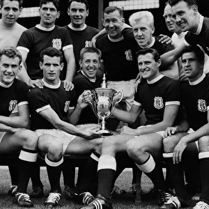 Dundee Scottish League champions, 1961 / 62, Photocall with trophy, May 1962