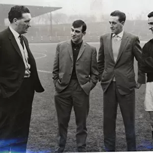 Dunfermline FC April 1961 Jock Stein Fraser Millar and Thomson