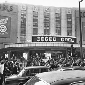 The Earls Court Motor Show. London Visitors enter