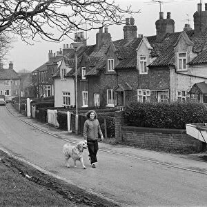 Egglescliffe Village, County Durham. 1972