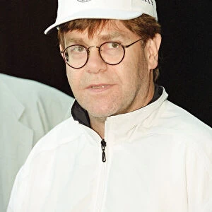 Elton John leaving the Wellington Hospital after having a pacemaker fitted