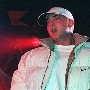 Eminem on stage at Glasgow Barrowlands November 1999
