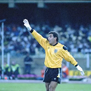 England goalkeeper, Peter Shilton during a World Cup Italia match. June 1990