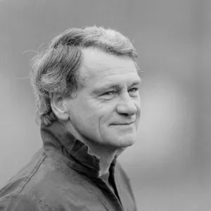 England manager Bobby Robson during an England training session. 13th October 1986