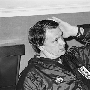 England manager Bobby Robson speaks after an England training session at Bisham Abbey
