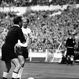 England v Uruguay football match at Wembley Stadium July 1966