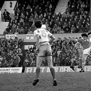 English FA Cup match. Blackpool 0 v Queens Park Rangers 0. January 1982 MF05-17-033