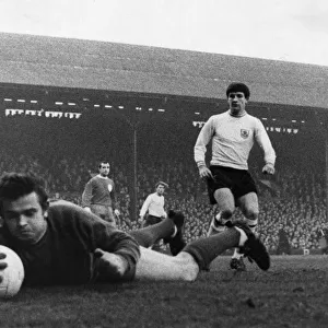 English League Division One match at Anfield. Liverpool 2 v Burnley 1