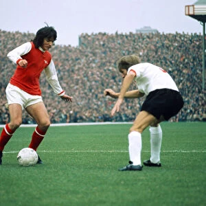 English League Division One match at Highbury. Arsenal 0 v Liverpool 0