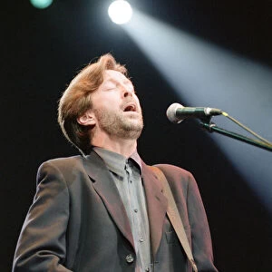 Eric Clapton on opening night of his British tour in Brighton
